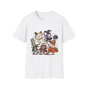 Halloween Trick-or-Treat Cat T-Shirt | Ghost, Witch, Pumpkin (100% Cotton)