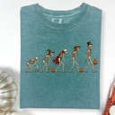 Halloween Skeleton Shirt, Skeleton Evolution Pumpkin Tee, Spooky Retro Halloween Comfort Colors Shirt