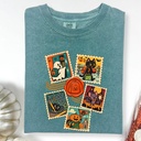 Comfort Colors Halloween Teacher Tee, Spooky School Supplies Graphic Shirt, Cute Ghost Classroom T-Shirt, Back to School Teacher Gift
