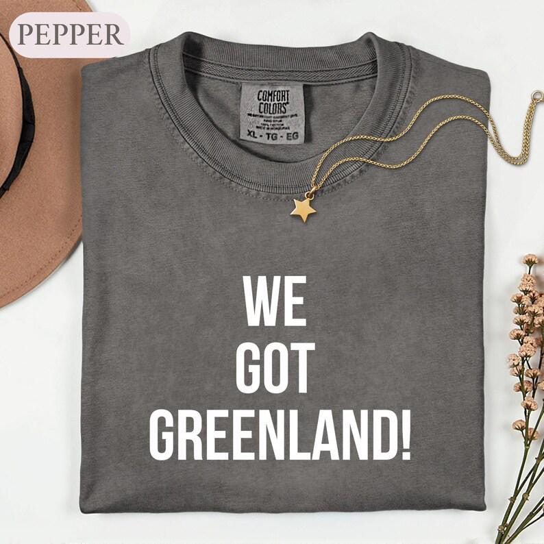We Got Greenland Shirt, Sarcastic Political Humor Tee, Funny Quote Tshirt, Mens Gag Gift