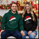 Matching Family Custom Christmas Hoodie Sweatshirt, Family Christmas Hoodies Sweatshirts,Personalized Name Christmas Family Sweatshirts