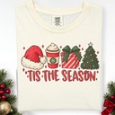 Comfort Colors® Tis The Season Tee Shirt, Christmas Tis The Season Shirt, Merry Christmas Shirt, Christmas Shirt, Cute Winter Shirts