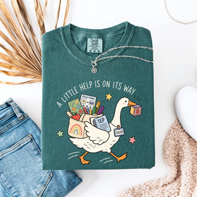 Comfort Colors® Silly Goose Special Education Teacher Shirt, Funny Special Education Teacher Gift, SPED Teacher Shirt, Special Ed Team Shirt