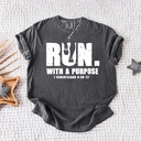 Personalized Bible Verse Run Shirt, Christian Runner Gift for Her or Him, Christmas Gift