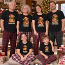 Funny Capybara Family Christmas Shirts, Matching Holiday Tees, 10 Character Options Comfort Colors®